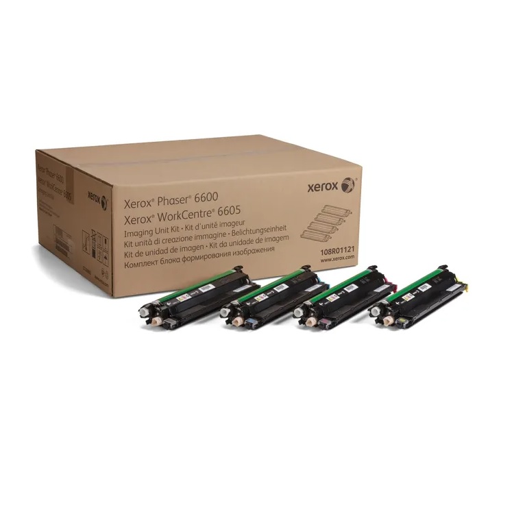 UNIDAD DE IMAGEN XEROX 108R01121caja maltratada 4 COLORES C M Y K VERSALINK C400/C405/ Y PASHER 6600/WC 6605/6655 60 000 PAG - Lexmark
