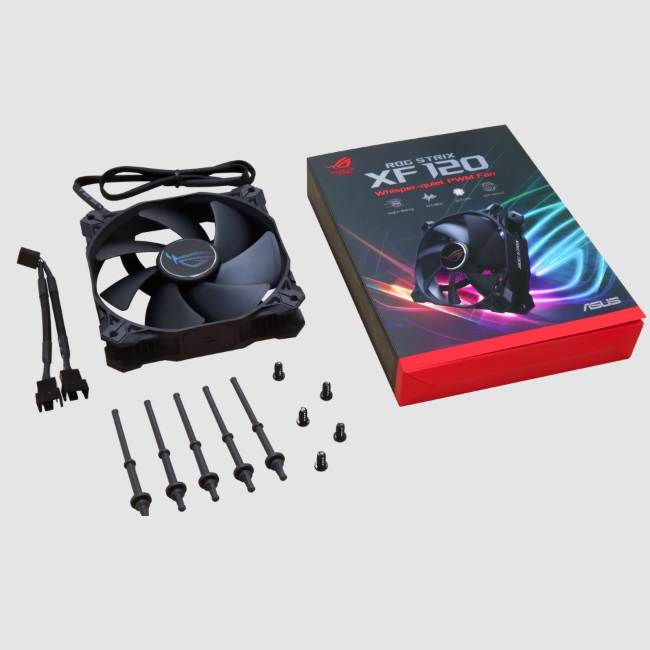 Ventilador ASUS ROG STRIX RGB 120mm 250-1080RPM negro - Aerocool