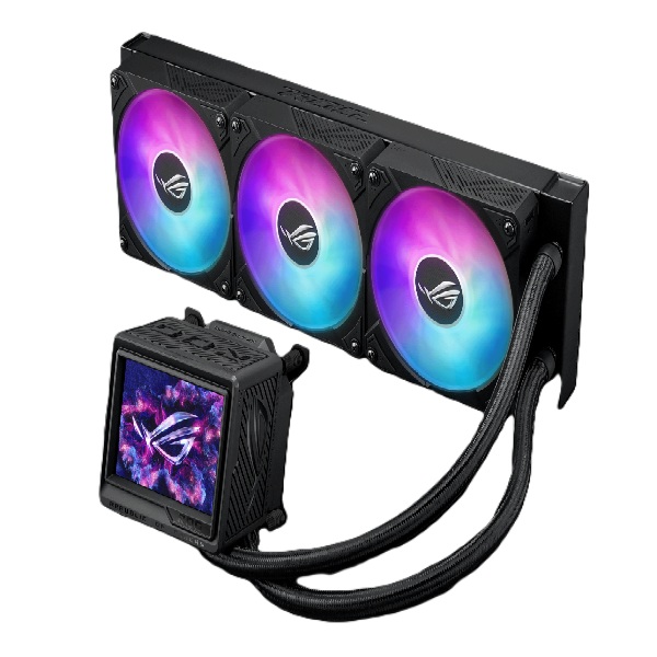 Enfiamiento Liquido Asus ROG RYUJIN III 360 ARGB EXTREME pantalla LCD 3.5P 3xFan 120mm negro - Código: ROG RYUJIN III 360 ARGB EXTREME | Compra en Guadalajara