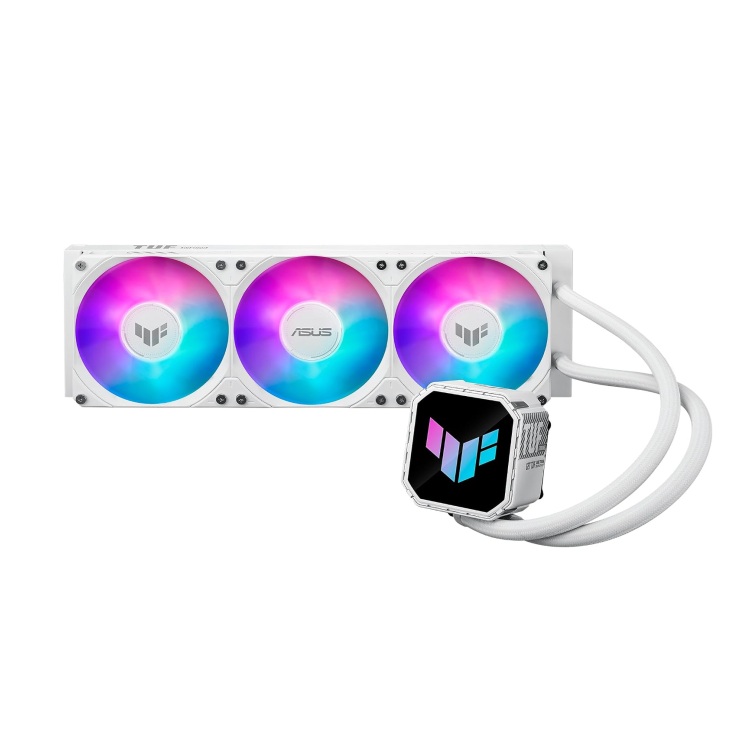 Enfriamiento Liquido ASUS TUF Gaming LC III 360 ARGB AIO 3 ventiladores 120mm 3pulgadas blanco - Código: TUF GAMING LC III 360 ARGB WHT | Compra en Guadalajara