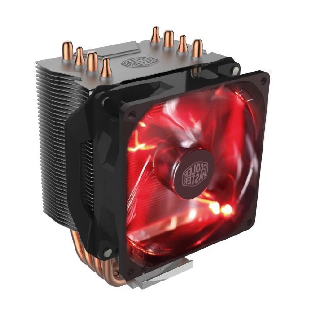 Disipador CPU Cooler Master Hyper H410R RGB 92mm hasta 2000RPM Negro RR-H410-20PC-R1 - Código: RR-H410-20PC-R1 | Compra en Guadalajara