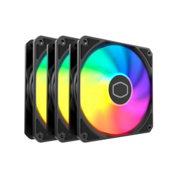 VENTILADOR P/GABINETE COOLER MASTER MFW-B2DN-173PA-R1 MF120 LITE ARGB 3-PACKNEGRO - Cooler Master