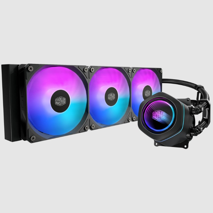 Enfriamiento Liquido Cooler Master MasterLiquid Core Series de Nex Negro 3xFAN ARGB 1750 RPM AMD/INTEL - Código: MLX-D36M-A18PA-R1 | Compra en Guadalajara