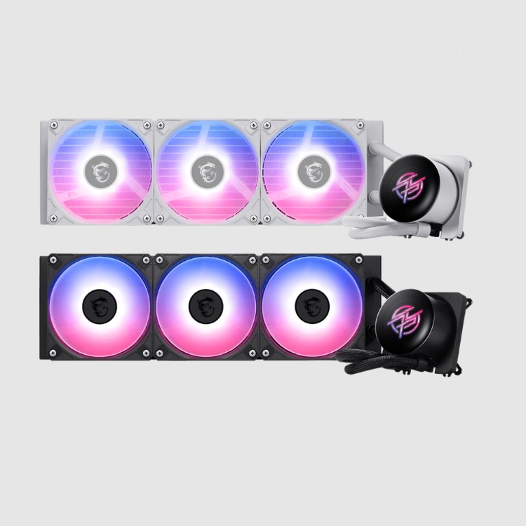 VENTILADOR P/CPU MSI MPG CORELIQUID P13 360 ARGBENFRIAMIENTO LIQUIDO 3 FAN 360MM NEGRO - Cooler Master