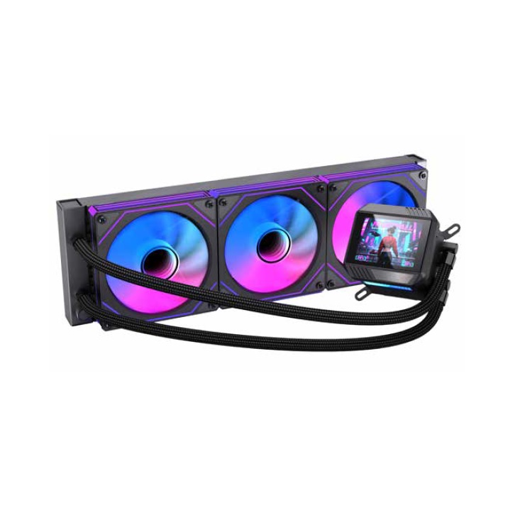 Enfriamiento Liquido Naceb Boreal 360MM para pantalla LCD 2.8 pulg ARGB NA-0657B color Negro - Código: NA-0657N | Compra en Guadalajara