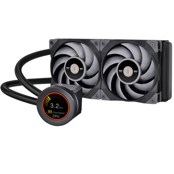 Enfriamiento Líquido Thermaltake Ultra240 2 Vent 120mm Negro Pantalla LCD 2.1 Pulg - Intel