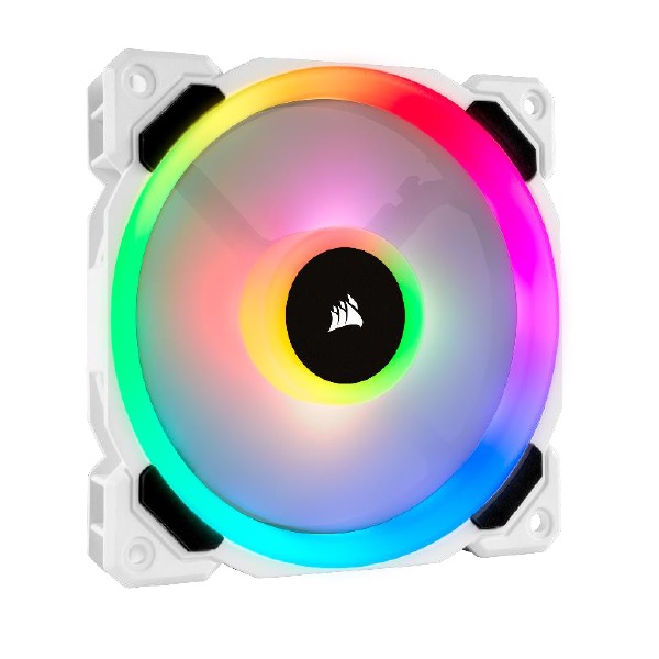 Ventilador Gabinete Corsair  Co 9050091 Ww  Ll120Rgb Luz Dual  120Mm  Blanco - CO-9050091-WW