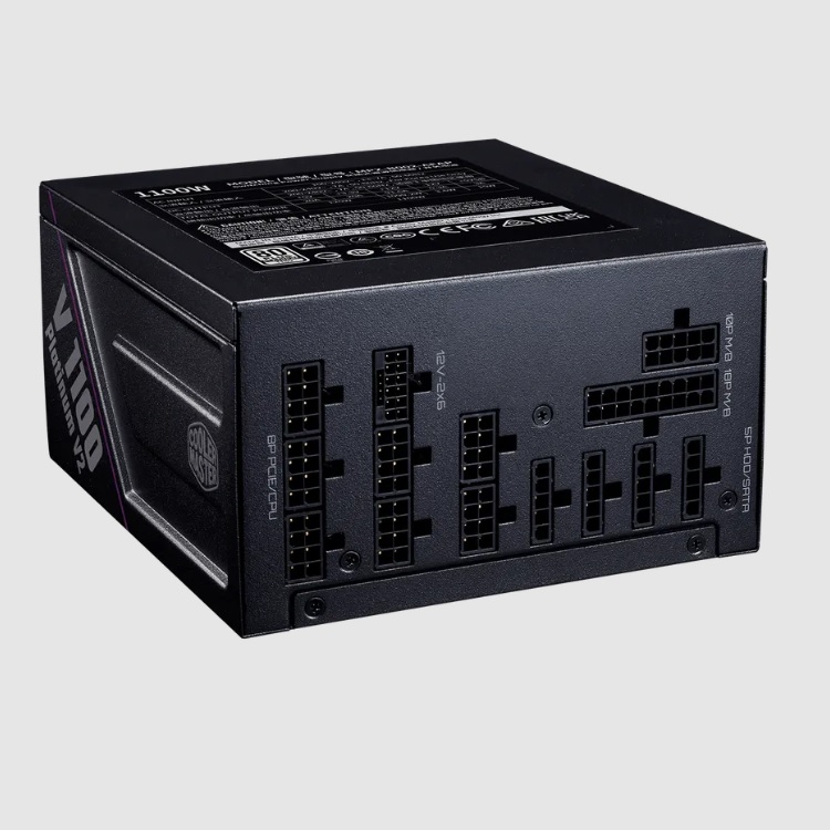Fuente de Poder Cooler Master V Platino 1100 V2 Negro 1100W 80 Plus Platino 2400 RPM Full Modular Dimensiones 160x150x86mm - Código: MPZ-B002-AFAP-BUS | Compra en Guadalajara