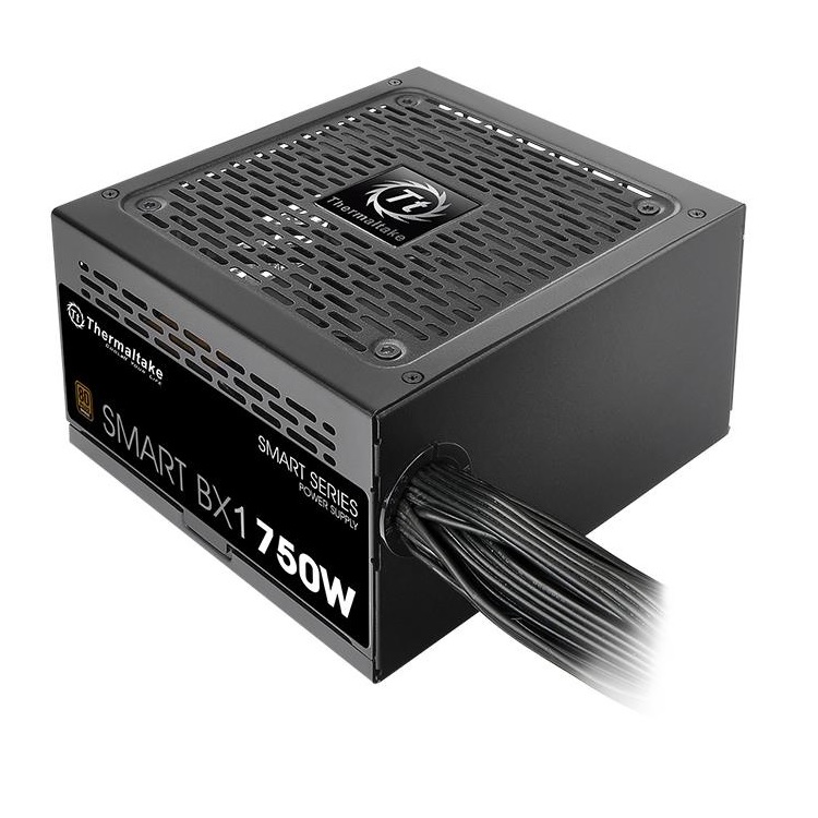 Fuente de poder Thermaltake 750W Smart BX1 80plus Bronze No Modular PS-SPD-0750NNFABU-4 - Código: PS-SPD-0750NNFABU-4 | Compra en Guadalajara