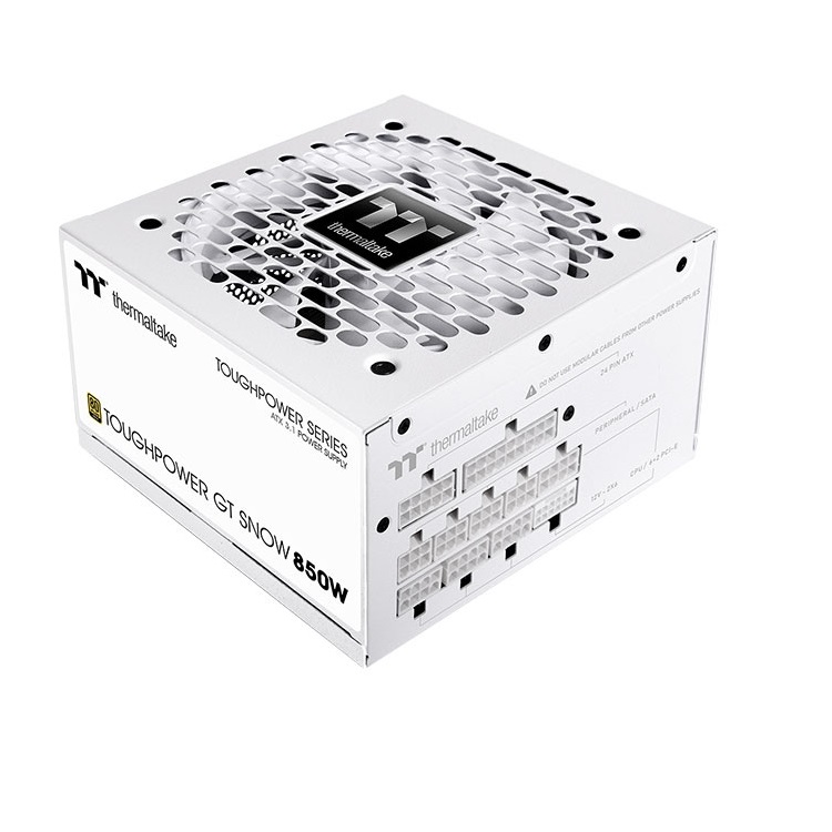 Fuente de poder Thermaltake 850W TOUGHPOWER GT SNOW Blanca 80plus Gold Full Modular PS-TPT-0850FNFAGU-W TPD-850AH2FXG-3 - Código: PS-TPT-0850FNFAGU-W | Compra en Guadalajara