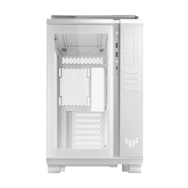 Gabineta Asus TUF Gaming GT502 Blanco Horizon TG ARGB - Código: GT502FV/ARGBFANS/WHT/TG | Compra en Guadalajara