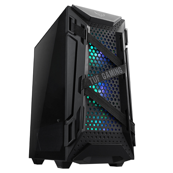 Gabinete ASUS TUF Gaming GT301 RGB Negro 120mm 3Fan 120mm GT301/BLK/ARGB Fan  GT301/BLK/ARGB FAN - Código: GT301/BLK/ARGB FAN | Compra en Guadalajara