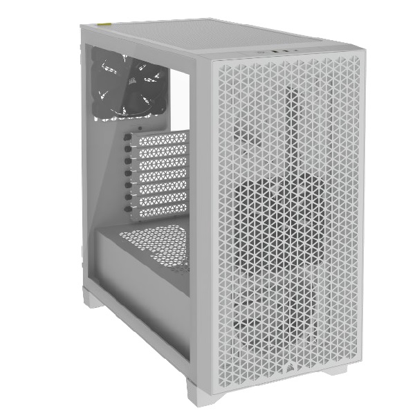 Gabinete Corsair  Cc 9011252 Ww  3000D Airflow Blanco Cristal Templado Mid Torre Sin Fuente - CC-9011252-WW