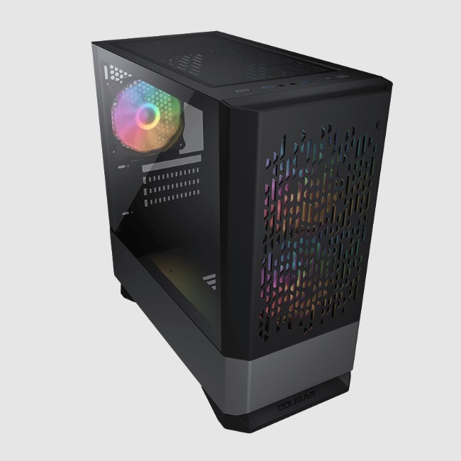 GABINETE COUGAR MG140 AIR NEGRO RGB MATX - Gamdias