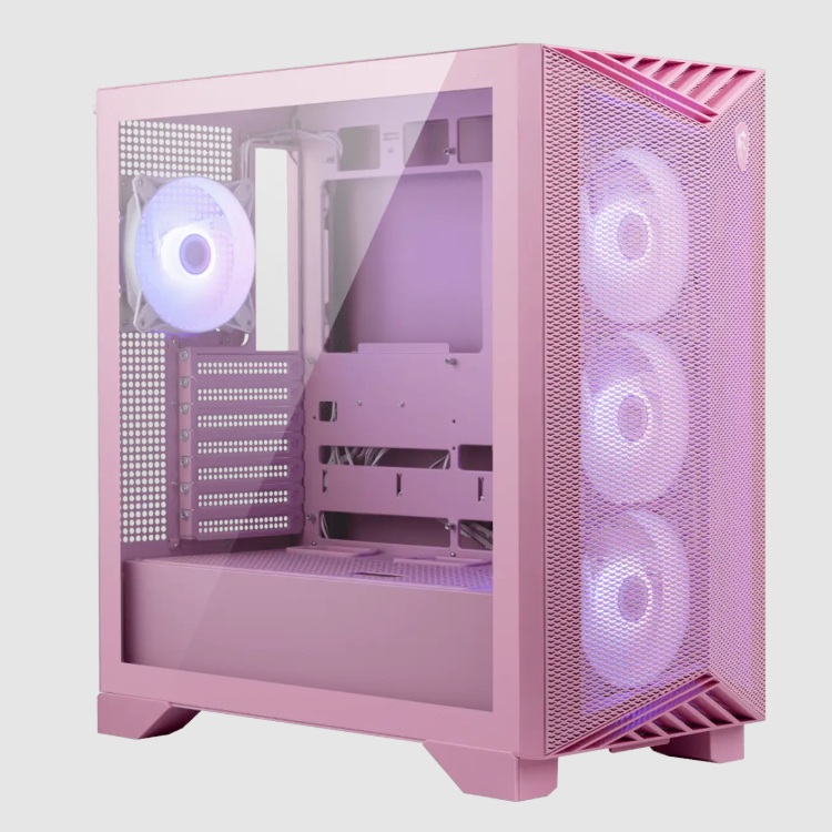 Gabinete MSI MPG GUNGNIR 212R Rosa Vidrio Templado 4xventiladores Media Torre ATX / Micro-ATX / Mini-ITX - Código: MPG GUNGNIR 212R PINK | Compra en Guadalajara