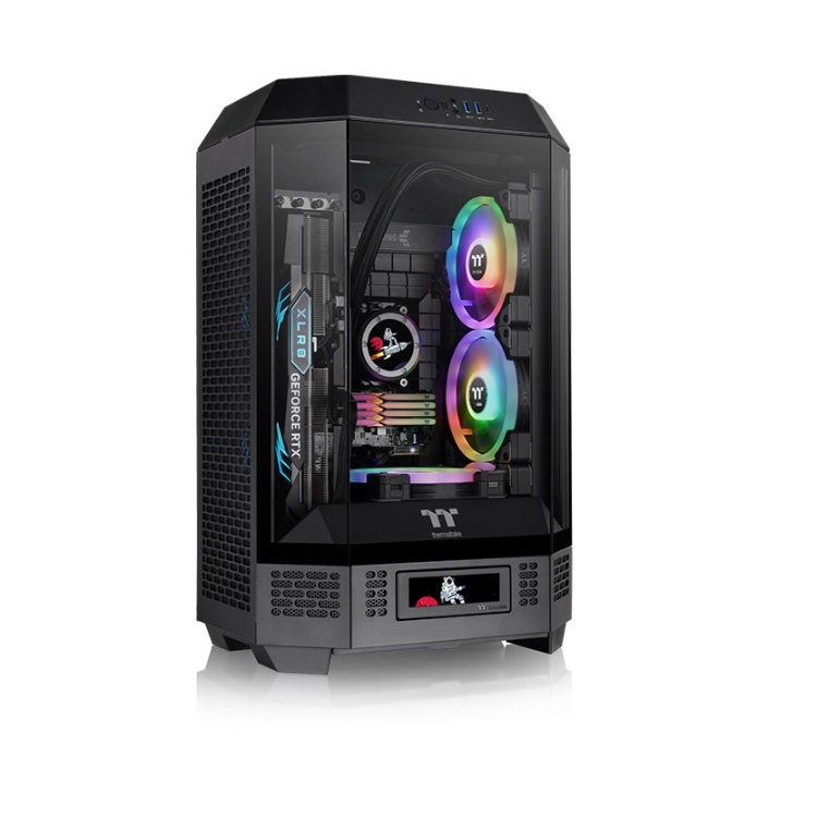 Gabinete Thermaltake The Tower 300 Micro Tower Negro Micro-ATX CA-1Y4-00S1WN-00 - Código: CA-1Y4-00S1WN-00 | Compra en Guadalajara