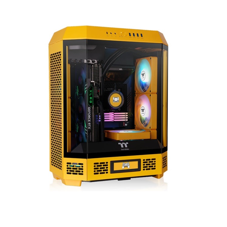 Gabinete Thermaltake The Tower 600 Mid Tower Bumblebee Amarillo ATX CA-1Z1-00M1WN-00 - Código: CA-1Z1-00M4WN-00 | Compra en Guadalajara