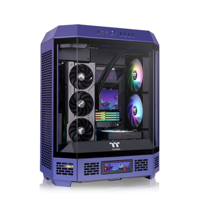 Gabinete Thermaltake The Tower 600 Mid Tower Future Dusk Morado/Negro ATX CA-1Z1-00MNWN-00 - Código: CA-1Z1-00MNWN-00 | Compra en Guadalajara