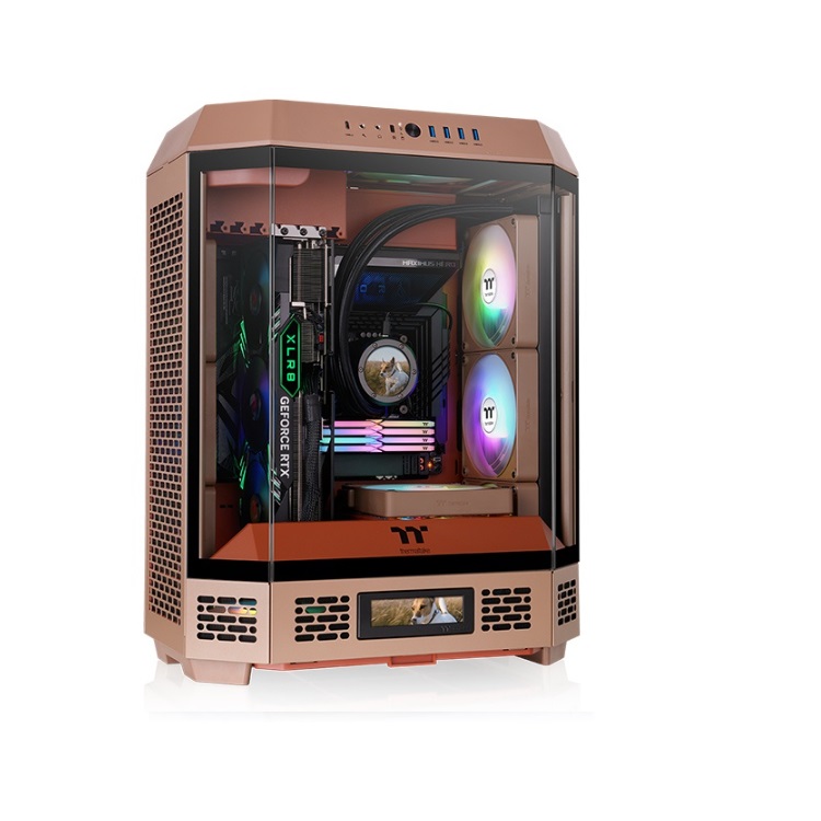 Gabinete Thermaltake The Tower 600 Mid Tower Gravel Sand Cafe ATX CA-1Z1-00MGWN-00 - Código: CA-1Z1-00MGWN-00 | Compra en Guadalajara