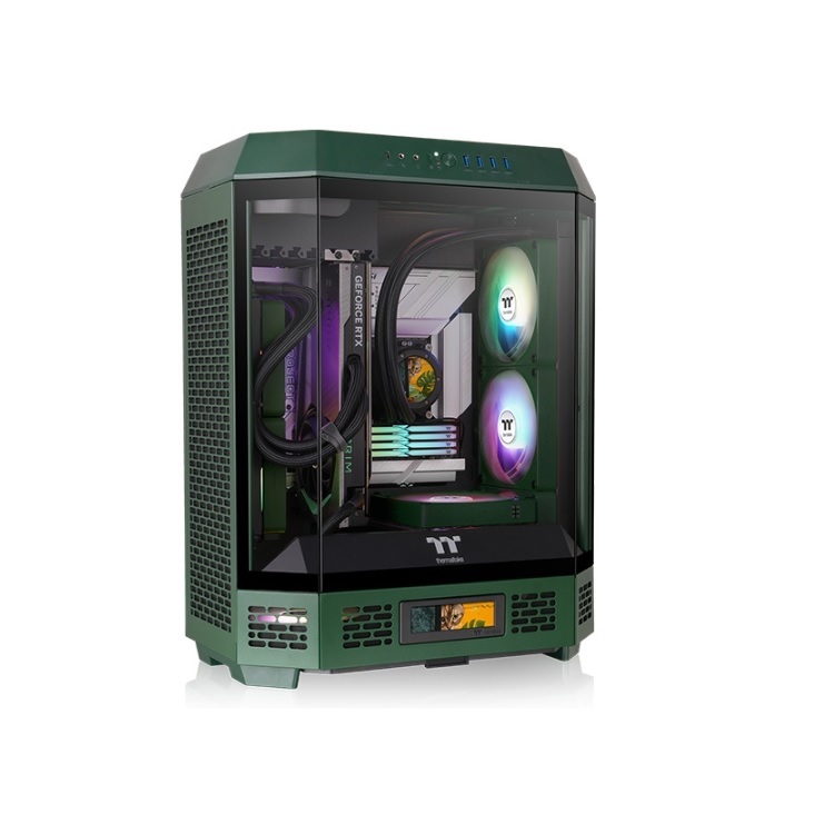 Gabinete Thermaltake The Tower 600 Mid Tower Racing Green Verde ATX CA-1Z1-00M1WN-00 - Código: CA-1Z1-00MCWN-00 | Compra en Guadalajara