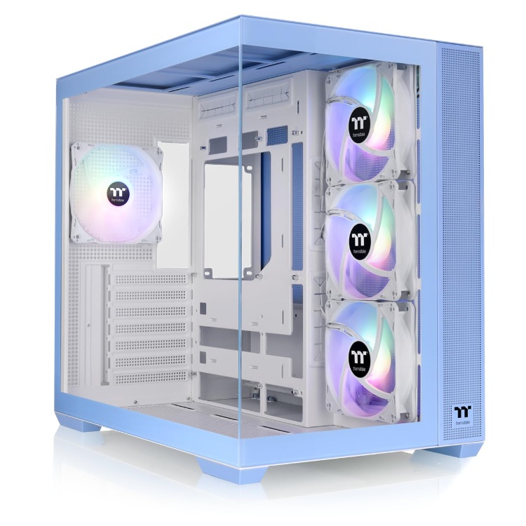 Gabinete Thermaltake View 380 TG ARGB Mid Tower Hydrangea Azul 4xVentiladores 120mm ATX CA-1Z2-00M1WN-00 Hidden-Connector Motherboards from ASUS MSI GIGABYTE - Código: CA-1Z2-00MFWN-00 | Compra en Guadalajara