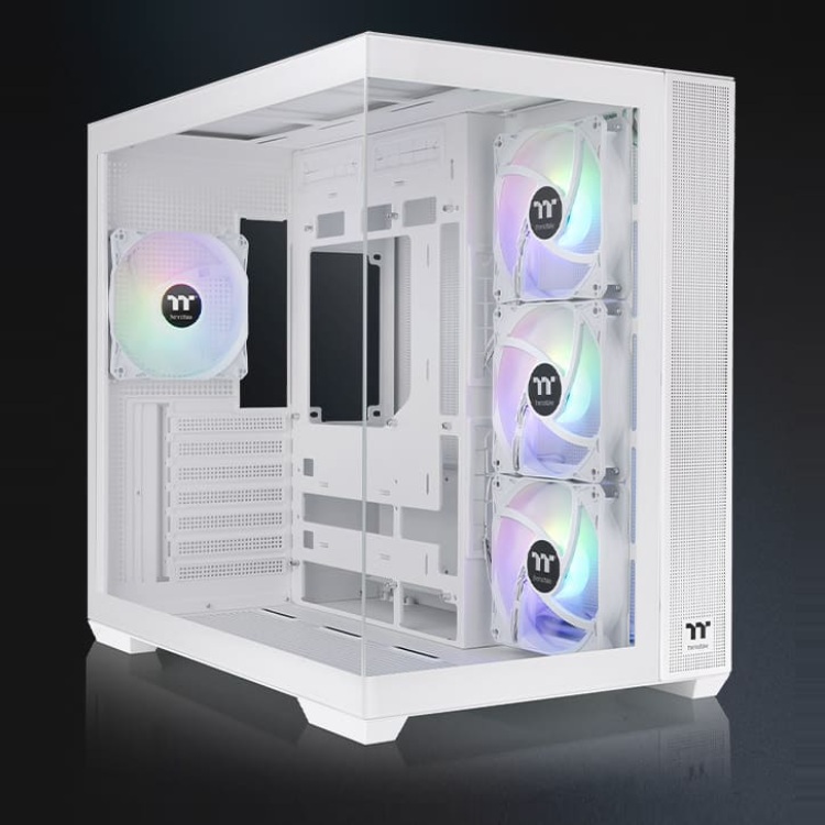 Gabinete Thermaltake View 380 TG ARGB Mid Tower Snow Blanco 4xVentiladores 120mm ATX CA-1Z2-00M1WN-00 Hidden-Connector Motherboards from ASUS MSI GIGABYTE - Código: CA-1Z2-00M6WN-00 | Compra en Guadalajara