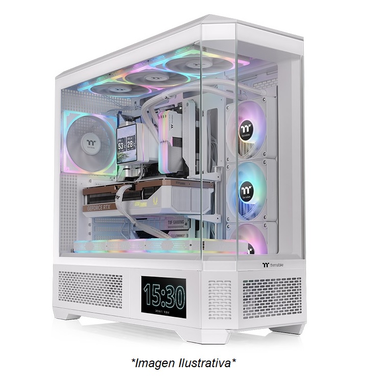 Gabinete Thermaltake View 600 TG Full Tower Snow Blanco E-ATX CA-11H-00F6WN-00 - Código: CA-11H-00F6WN-00 | Compra en Guadalajara