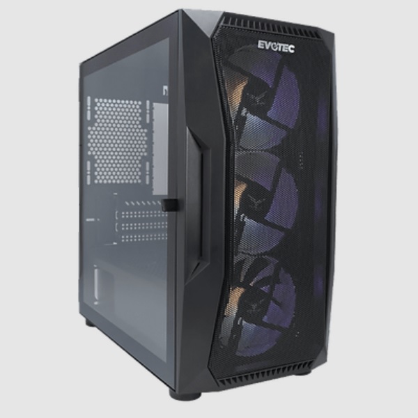 Gabinete Gaming EVOTEC EV-1019 Gabinete Gaming Seoul EVOTEC EV-1019 3 Ventiladores Incluidos USB 3.0 - Código: EV-1019 | Compra en Guadalajara