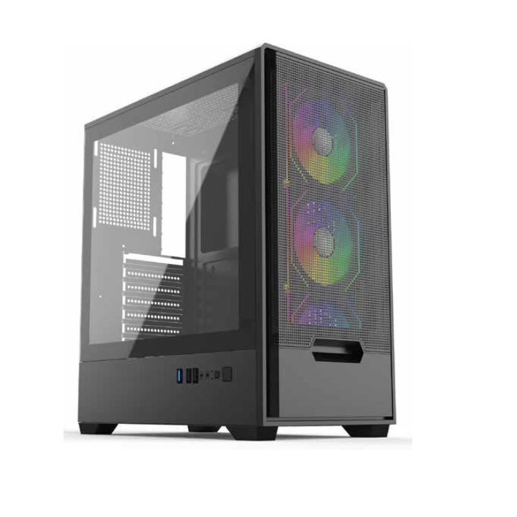 Gabinete Gamer Naceb ATX STELLA NA-0658B color Negro - Código: NA-0658N | Compra en Guadalajara