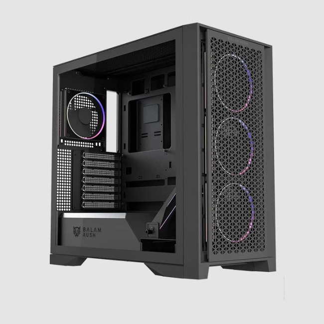 GABINETE GAMER BALAM RUSH MEDIA  TORRE CARBONO POLAR TWIN MATE 9900 - Antec