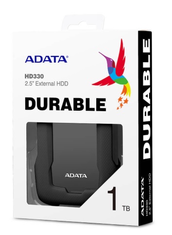 Disco Duro Externo Adata Hd330 1Tb 3 1 Negro  Ahd330 1Tu31 Cbk  - AHD330-1TU31-CBK