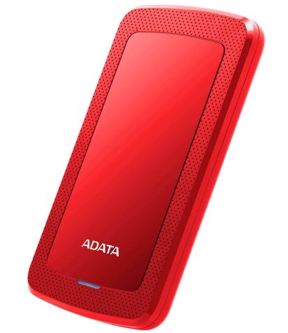 Disco Duro Externo Adata Hv300 1Tb 3 1 Rojo  Ahv300 1Tu31 Crd  - AHV300-1TU31-CRD