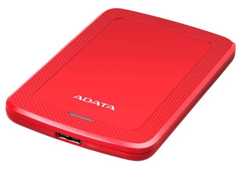 Disco Duro Externo Adata Hv300 2Tb 3 1 Rojo  Ahv300 2Tu31 Crd  - AHV300-2TU31-CRD