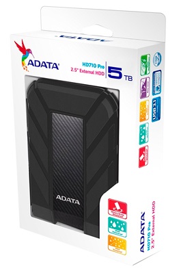 Disco duro Adata Externo HD710 Pro 5 TB 3.1 Goma Color Negro AHD710P-5TU31-CBK - Código: AHD710P-5TU31-CBK | Compra en Guadalajara