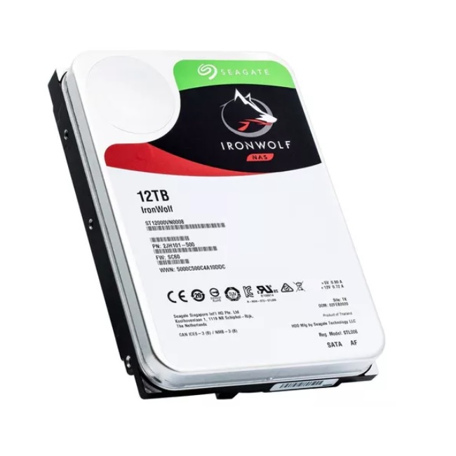 DISCO DURO INTERNO 35IN 12TB  SATA 7200RPM 256MB 3YR IRONWOLF NAS - Código: ST12000VN0008 | Compra en Guadalajara
