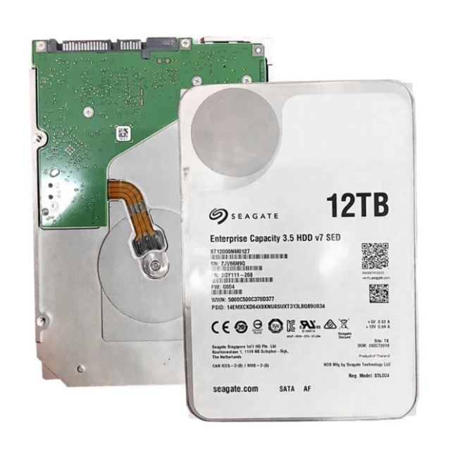 SEAGATE 12TB SATA 3.5 PULLS ST12000NM0127 - Código: ST12000NM0127 | Compra en Guadalajara