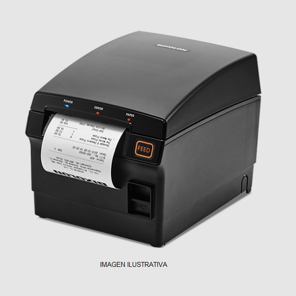 Miniprinter Bixolon SRP-F312IICOSK de ticket Negra USB Serial Ethernet con cutter Vel 350/203 DPI - Código: SRP-F312IICOSK | Compra en Guadalajara