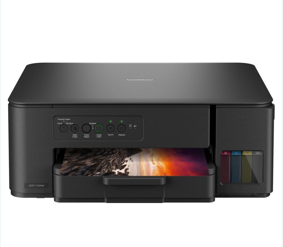 Impresora Brother 3 en 1 InkBenefit Tank DCP-T430W Inyección Tinta a Color Conectividad Inalámbrica DCPT430W - Lexmark