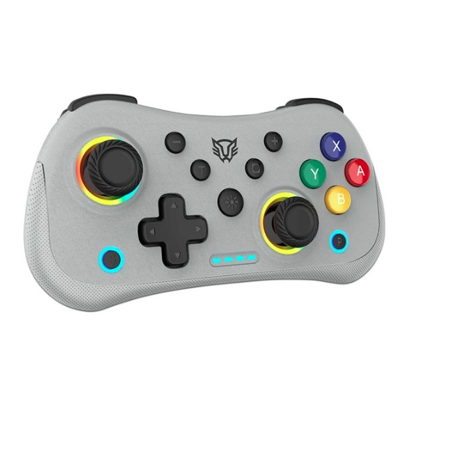 Control Balam Rush Pocket G555 Azender Retro Gris inalambrico Bluetooth Android Nintendo Switch PC iOS RGB - Game Factor