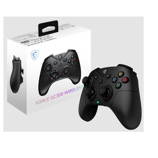 CONTROL MSI FORCE GC300 W BLACK INALAMBRICO - Código: FORCE GC300 W | Compra en Guadalajara