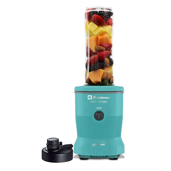 Licuadora Personal Mix and Shake Koblenz MSKM-600 v color verde 1 vaso Tritán 600ml tapa sellable motor 600W función encendido/apagado - Código: 00-0575-00-1 | Compra en Guadalajara