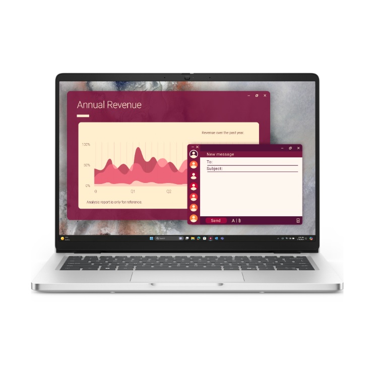 Laptop Dell Pro PC14250 Intel Ultra 5-235U 14 pulg 16GB 512GB SSD Windows 11 Pro Caja Abierta - Lanix