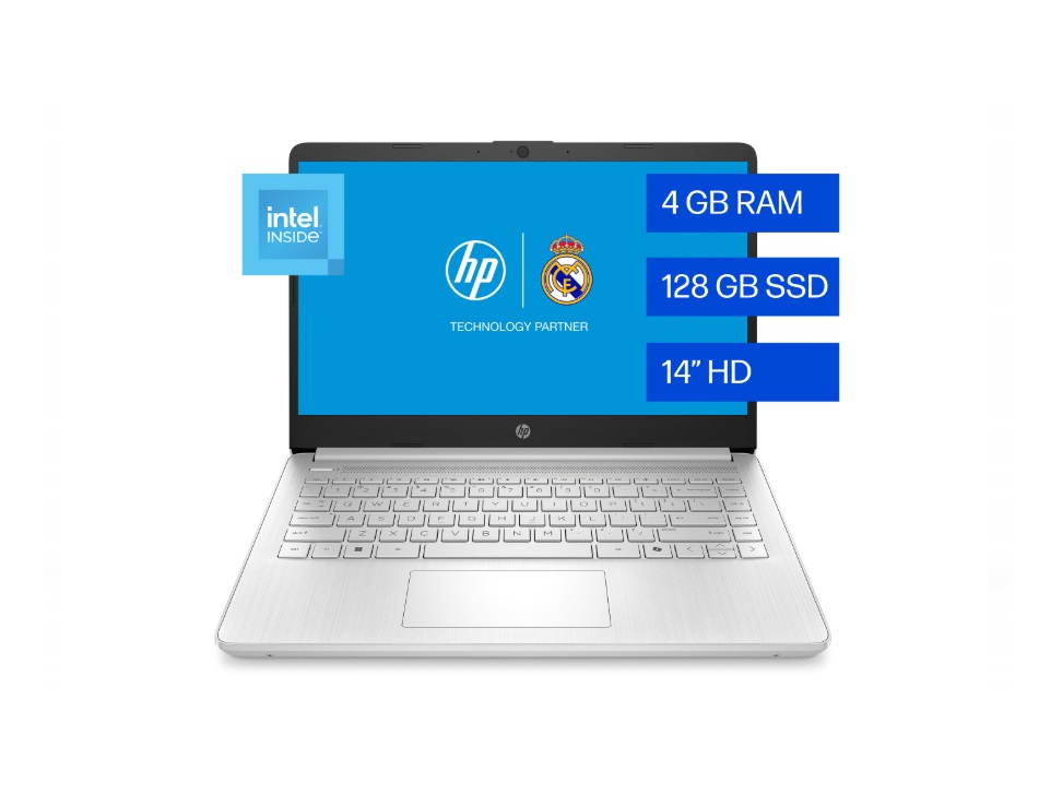 NB HP 14IN N150 W11H 4GB 128GB  SSD 1YW - Kaspersky