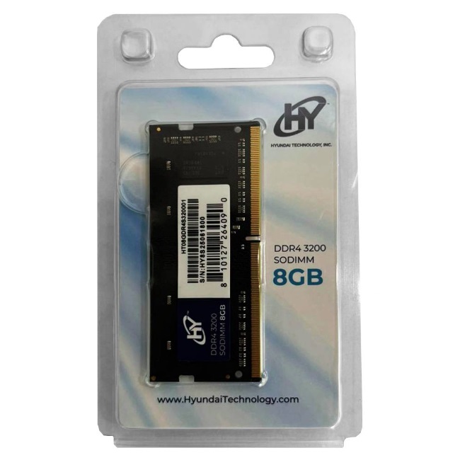 Sodimm Hyundai 8GB DDR4 3200Mhz HT08GDR4S320001 - Kingston