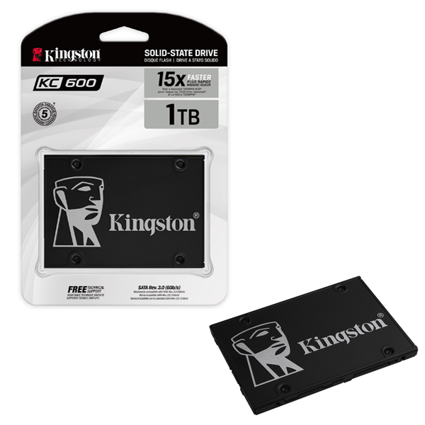 Unidad Ssd 2 5  Kingston 1024G  Skc600 1024G  Kc600 Sata3  7Mm  3D Nand Tlc - SKC600/1024G