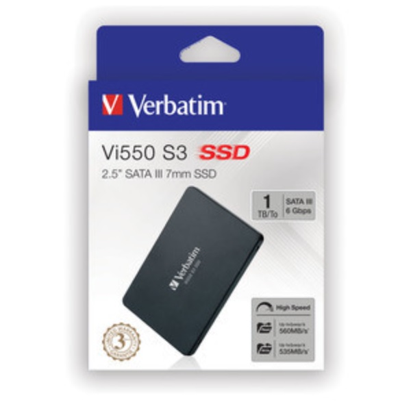 SSD 2.5 1TB Verbatim SATAIII VI550 560/535 MB/S  49353 - Código: 49353 | Compra en Guadalajara
