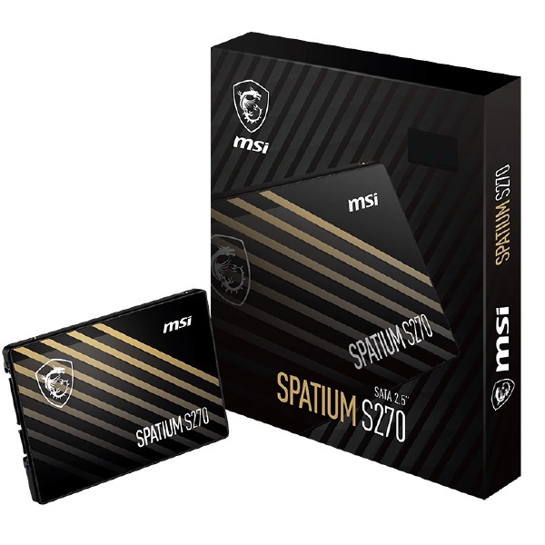 SSD 2.5 480GB MSI Spatium S270 Sata 2.5 hasta 500MB/S  SPATIUM S270 SATA 2.5 480GB - Código: SPATIUM S270 SATA 2.5 480GB | Compra en Guadalajara
