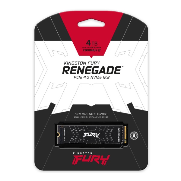 SSD Kingston Technology FURY RENEGADE UNIDAD DE ESTADO SOLIDO KINGSTON FURY RENEGADE 4TB M.2 2280 NVME PCIE GEN 4X4 R.7300MB/S W.7000MB/S - Código: SFYRD/4000G | Compra en Guadalajara