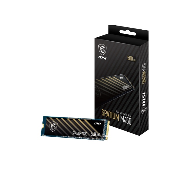 SSD M.2 500GB MSI SPATIUM M450 PCIE 4.0 NVME  SPATIUM M450 PCIE 4.0 NVME M.2 500GB - Código: SPATIUM M450 PCIE 4.0 NVME M.2 500GB | Compra en Guadalajara