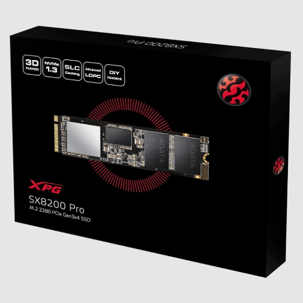 SSD M.2 2280 ADATA XPG NVMe/PCIe 1TB SX8200PRO velocidad 3500/3000Mbps  ASX8200PNP-1TT-C - Código: ASX8200PNP-1TT-C | Compra en Guadalajara